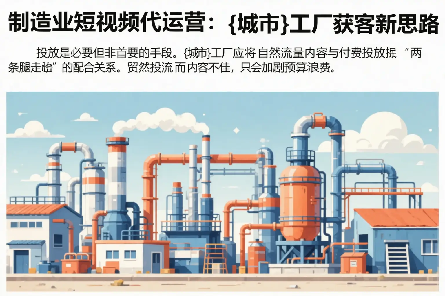 制造业短视频代运营：多伦工厂获客新思路